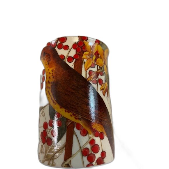 Konitz Germany Cottagecore Mugs Set 4 Butterfly Bird Tea Coffee Cups Floral - Picture 4 of 6